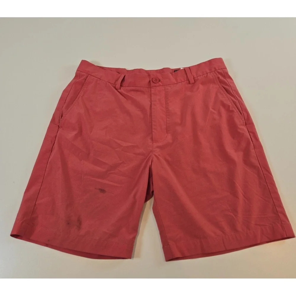 Vineyard Vines Shorts Men's 34 Red Performance Breaker Golf Preppy FLAW